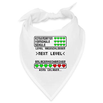 Anlagenmechaniker Ausbildung Beginn für Azubi - Bandana - Weiß - Vorne
