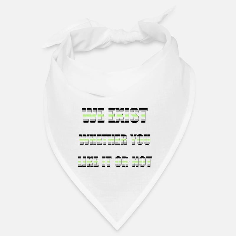 We Exist - Drapeau Agenre Bandana