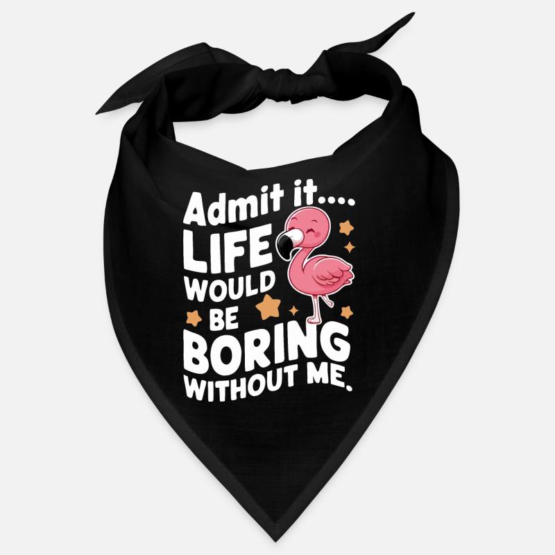 Flamingo Tier Rosa Bandana