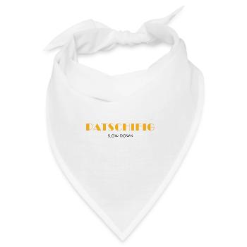 PATSCHIFIG slow down - Bandana - Weiß - Vorne