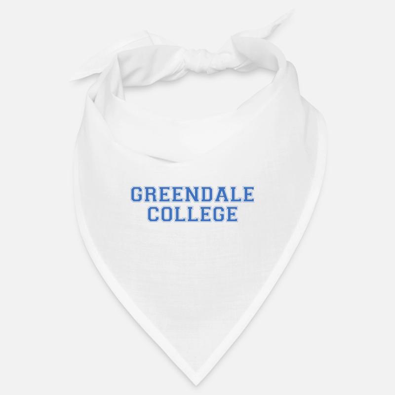 Greendale College Uni Quote Gift - Bandana - white