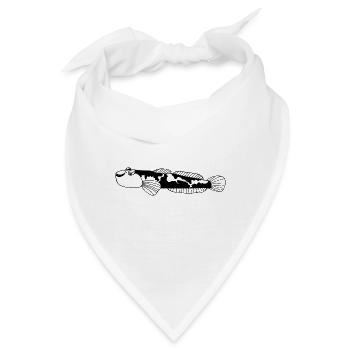 Grundel T Shirt - Bandana - Weiß - Vorne
