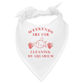 Aquarium - Bandana - Weiß - Vorne