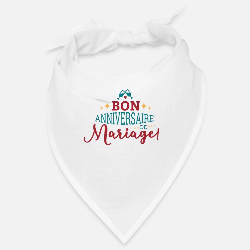 anniversaire de mariage Bandana
