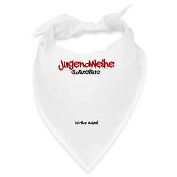 Jugendweihe Jugendliche Graffiti Geschenk - Bandana - Weiß - Vorne