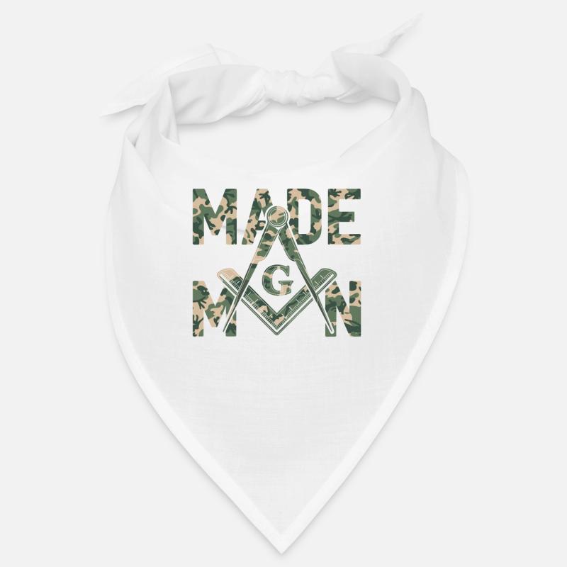Fait Homme Maçon Maçon Maçon Camo Franc-maçon Bandana