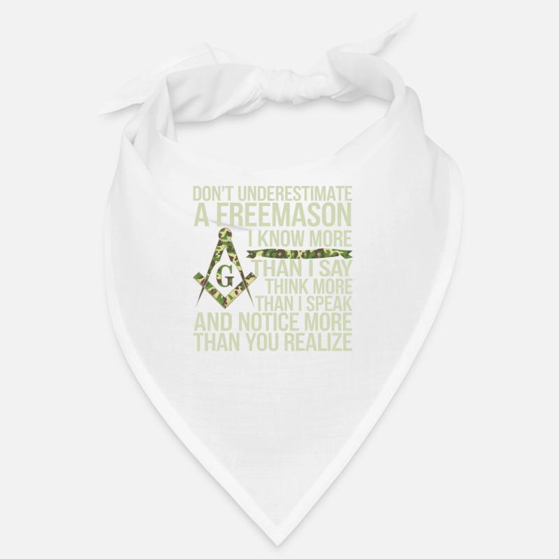 Maçon Maçon Maçon Camo Franc-maçon Bandana