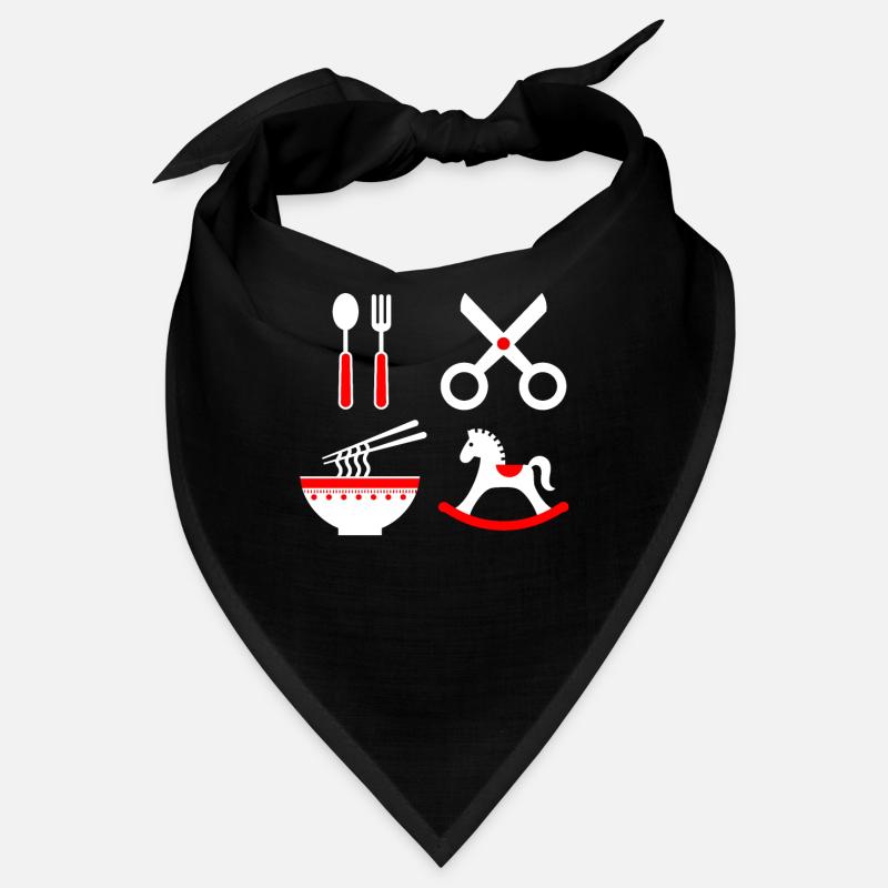 Baby with high contrast Bandana