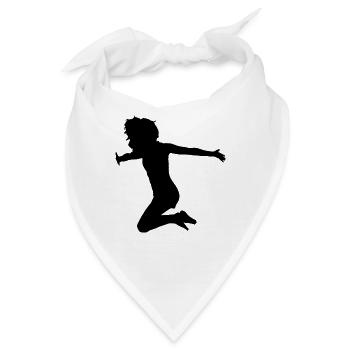 Frau Sprung - Bandana - Weiß - Vorne