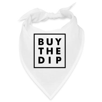Buy the dip - Bandana - Weiß - Vorne