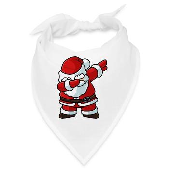 Dab Santa - Bandana - Weiß - Vorne