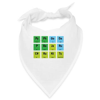 Computer Entwickler Coden - Bandana - Weiß - Vorne