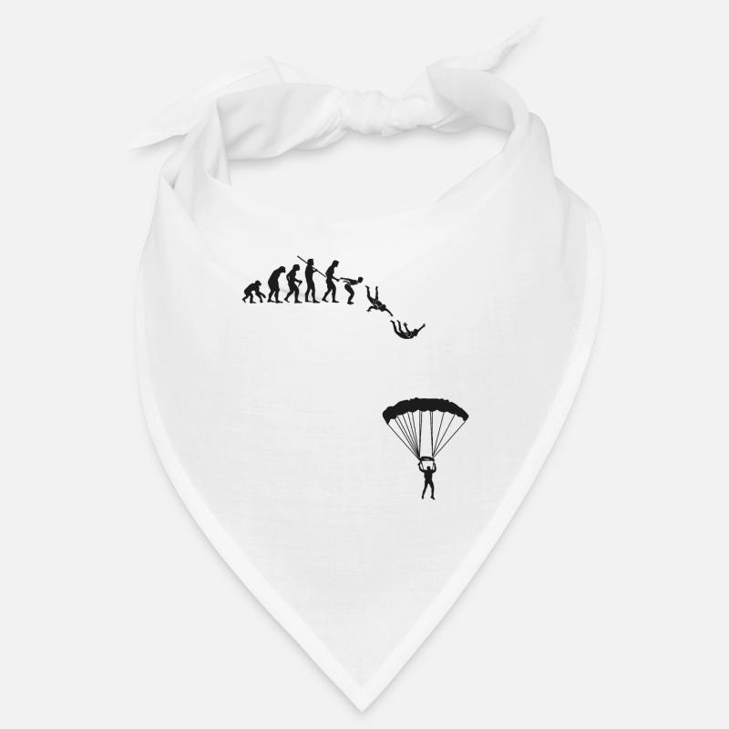 Evolution parachutiste - Bandana - blanc