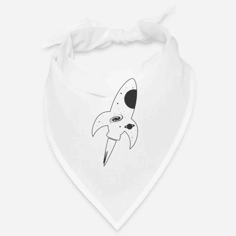 Space rocket galaxy Bandana