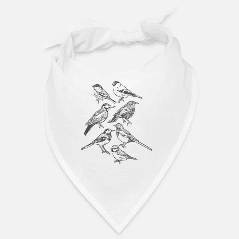 Oiseau à la main dessiné Oiseaux Bandana