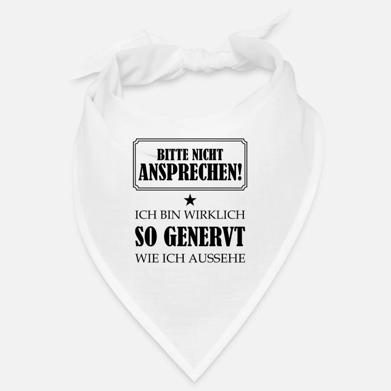 Bitte Nicht Ansprechen Bin Wirklich So Genervt bk Bandana