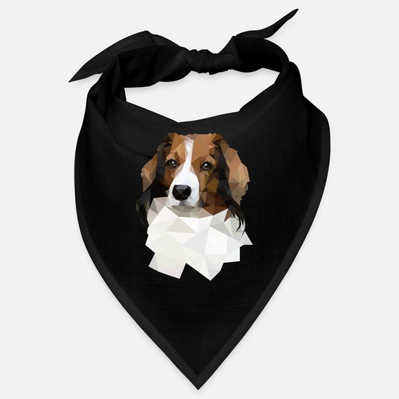 Kooikerhondje im Polygon Style Bandana