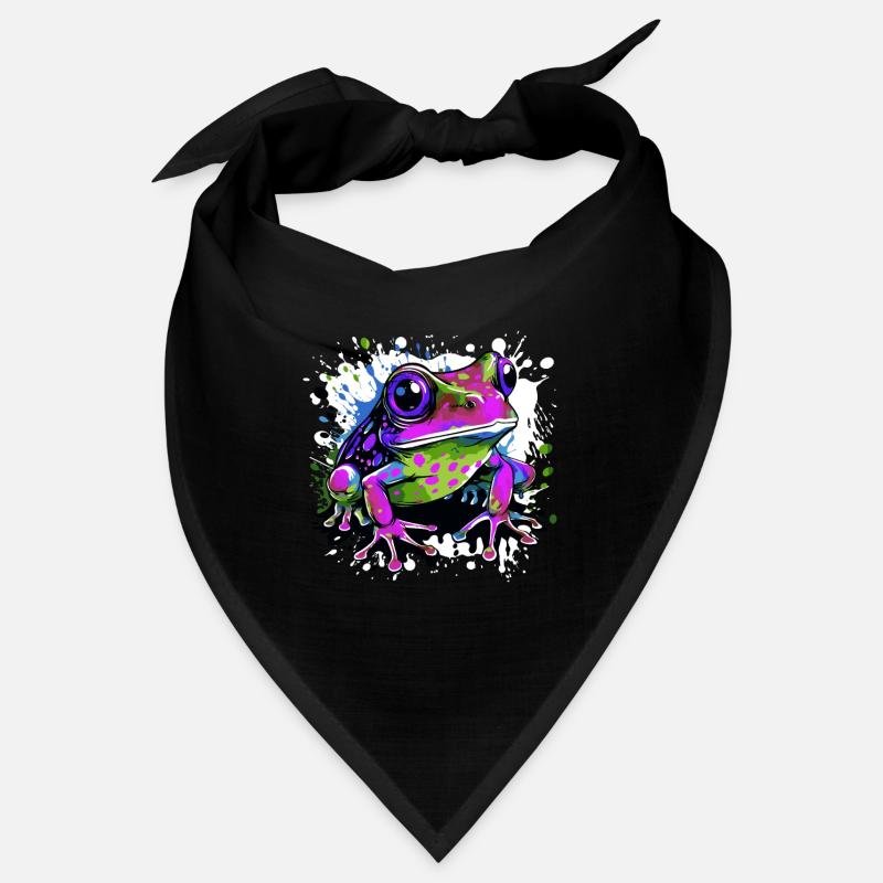 Frosch Bunt Bandana
