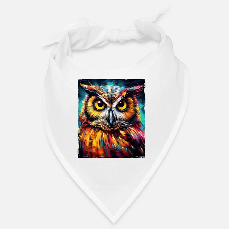 Eule Portrait Bandana