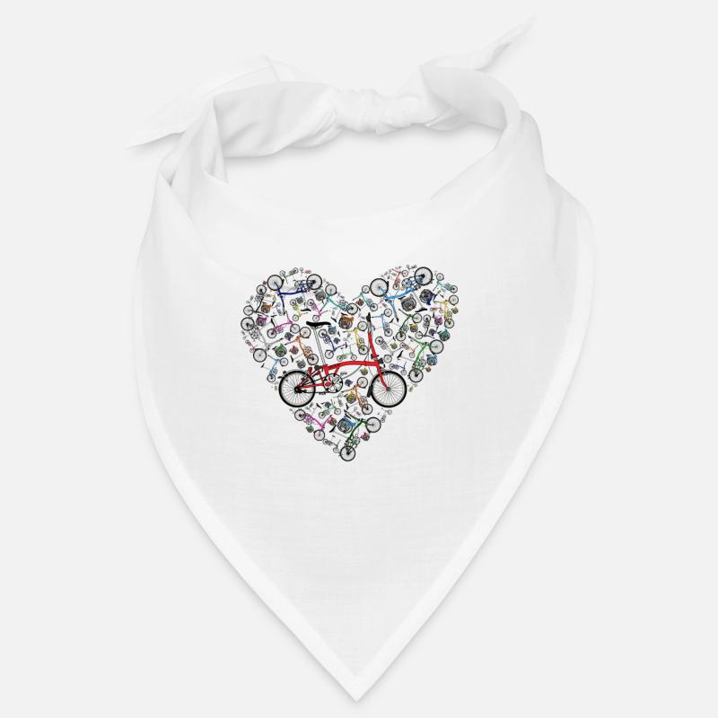 I Love Brompton Bikes Bandana