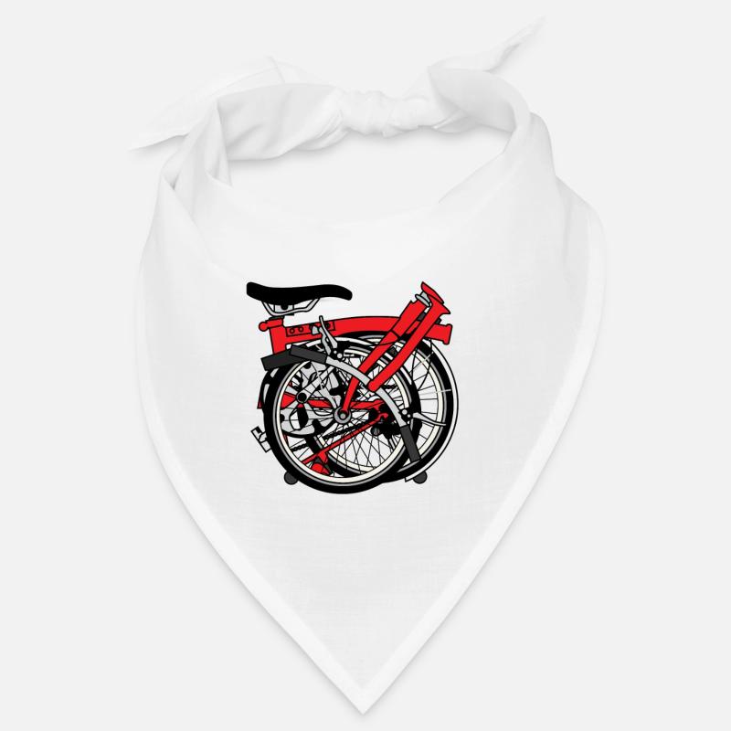 Brompton Bicycle bereit transportiert werden. - Bandana - Weiß