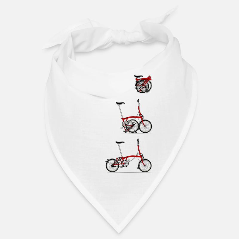 J'aime mon pliant Brompton vélo Bandana