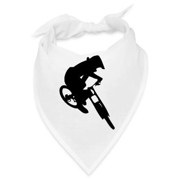 Downhill Bike Jump - Bandana - Weiß - Vorne