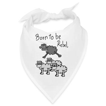 jumping sheep - Bandana - Weiß - Vorne