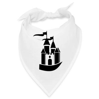 Burg - Bandana - Weiß - Vorne