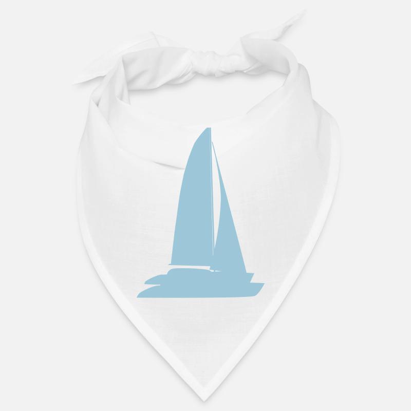 blaues Boot Bandana