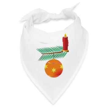 weihnachten winter rentier weihnachtsmann ugly chr - Bandana - Weiß - Vorne