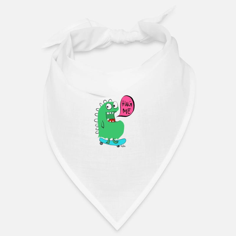 monstre de planche à roulettes Bandana
