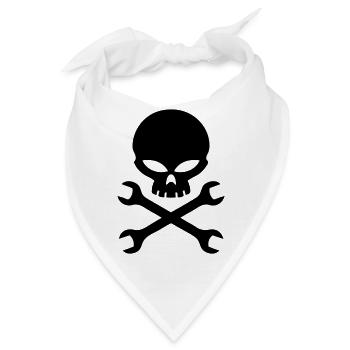 mechanic - Bandana - Weiß - Vorne