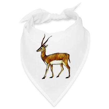 Antilope - Bandana - Weiß - Vorne
