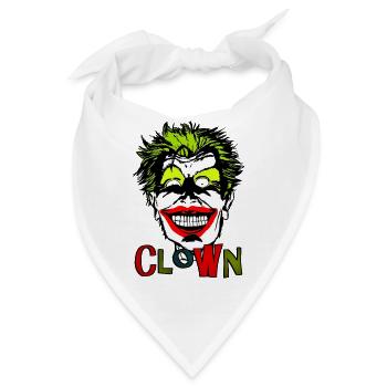 clown - Bandana - Weiß - Vorne