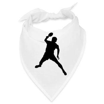 Table tennis male de - Bandana - Weiß - Vorne