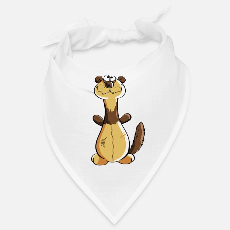 Freches Frettchen Comic - Geschenk - Iltis Bandana