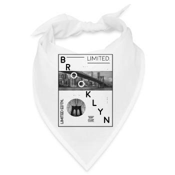Brooklyn Limited Edition! Brooklyn Brücke Idee - Bandana - Weiß - Vorne