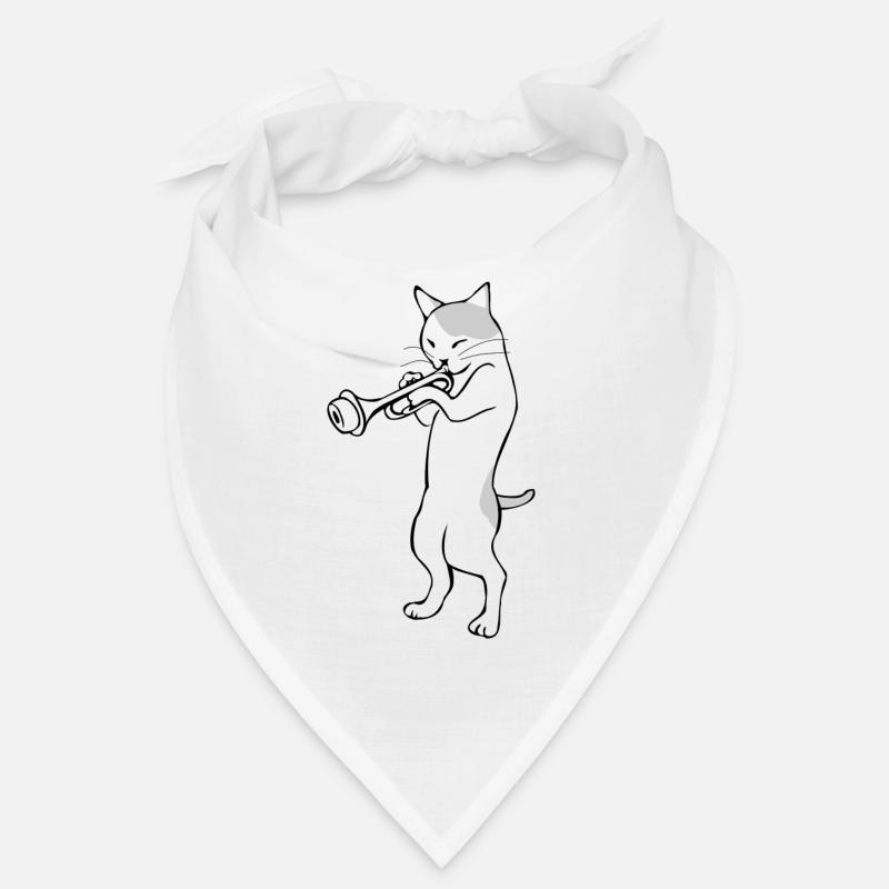 Trompette, chat Bandana