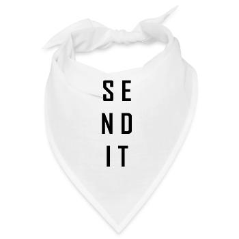send it - Bandana - Weiß - Vorne