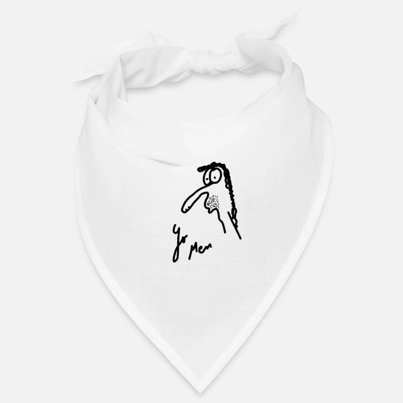 Kunst Textil: Skizze eines Arbeitslosen Bandana