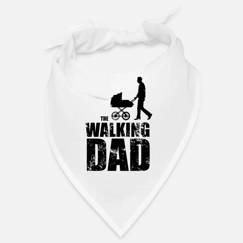 The walking dad - Bandana - Weiß
