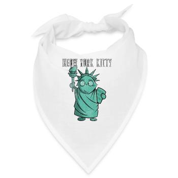 MEOW YORK KITTY - Bandana - Weiß - Vorne