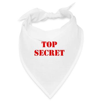 Top Secret - Bandana - Weiß - Vorne