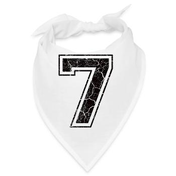 7_seven_sieben_black_schwarz (de) - Bandana - Weiß - Vorne