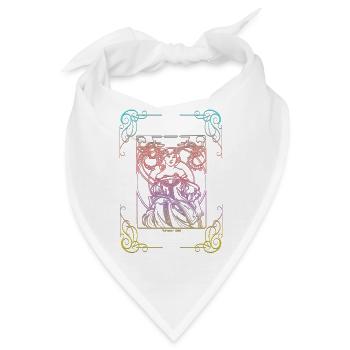 Alfons Mucha - Bandana - Weiß - Vorne