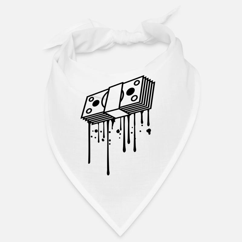 graffiti drops banknotes buendel dollar gettin Bandana