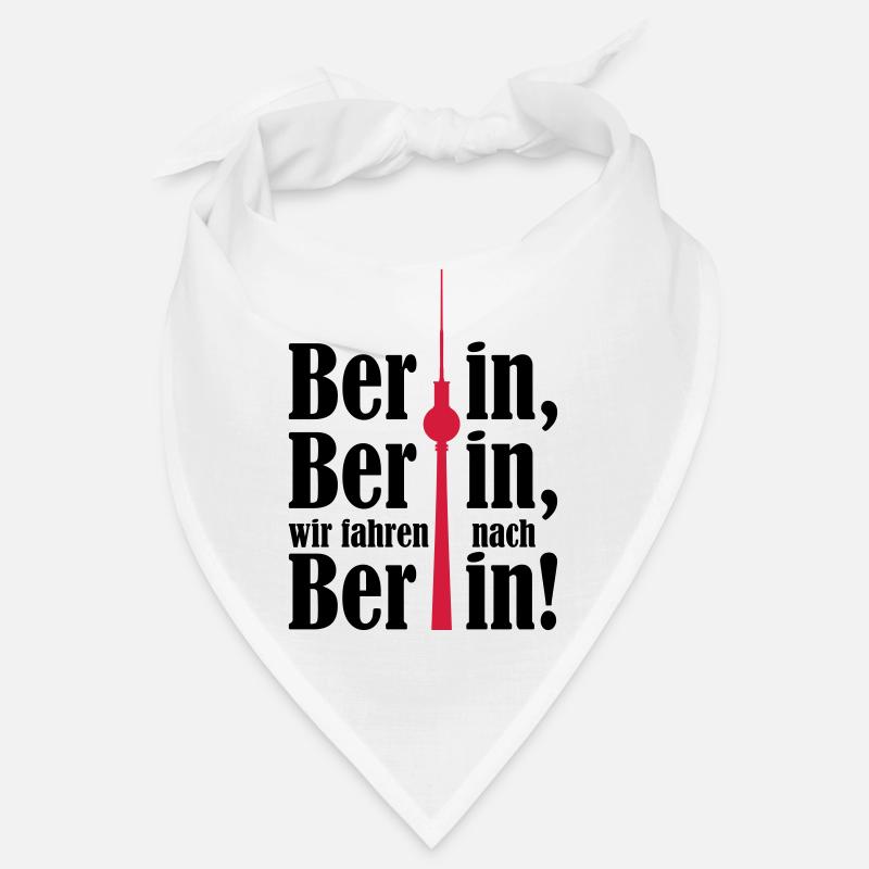 Berlin Berlin, we are going to Berlin 2c - Bandana - white