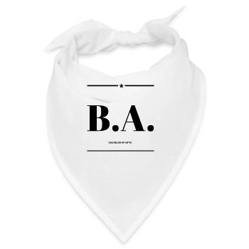 Bachelor of Arts - Bandana - Weiß - Vorne