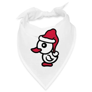 weihnachten nikolaus weihnachtsmann winter geschen - Bandana - Weiß - Vorne